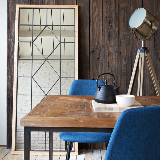 Espejo de Madera y Metal Retro - 71x165cm-ivvidek