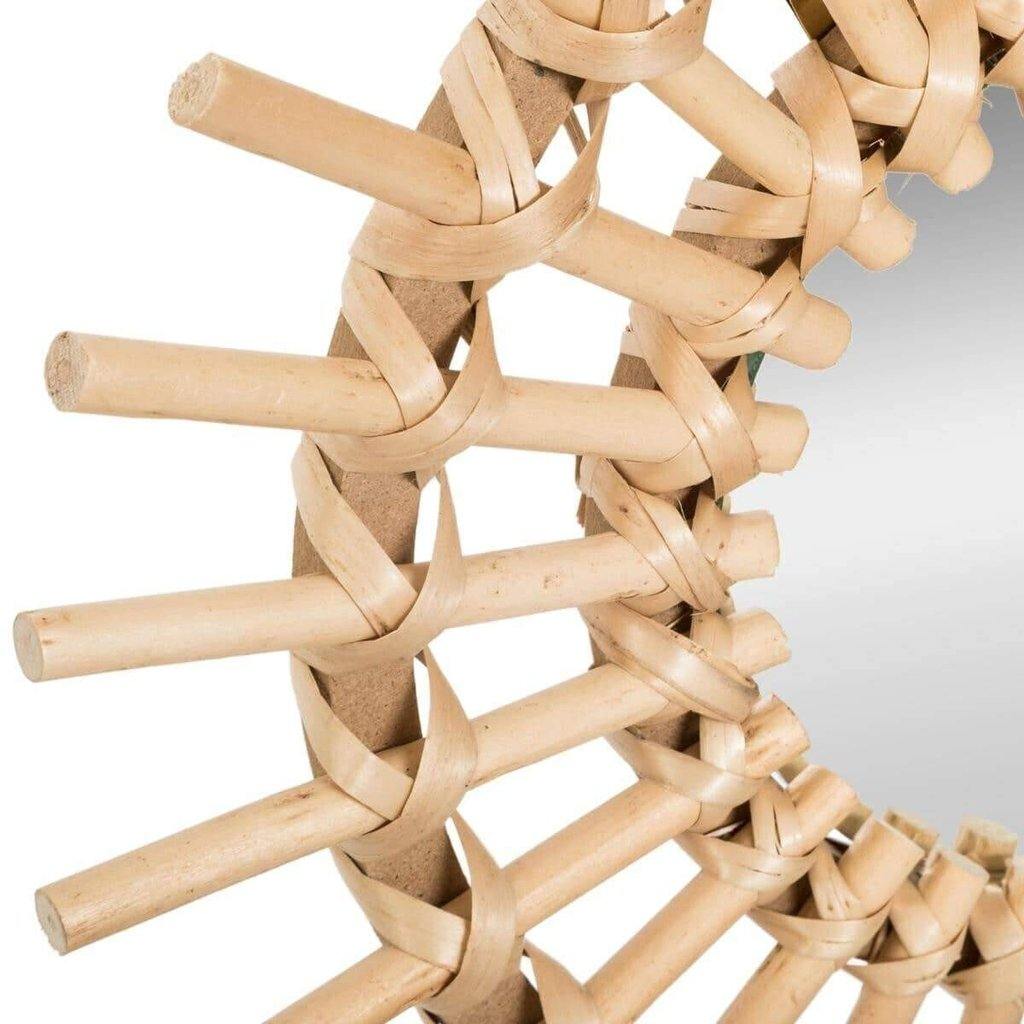 Espejos de Bambú “SOL” - Ø28cm - S/3-ivvidek