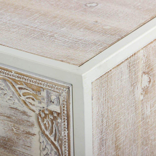 Estantería / Armario de metal y madera tallada - “Exótica”-ivvidek