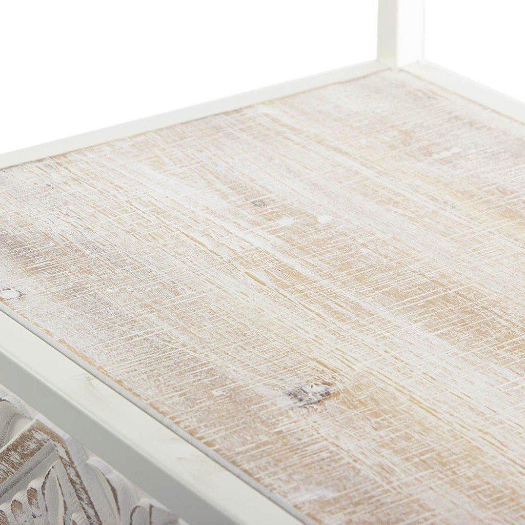 Estantería / Armario de metal y madera tallada - “Exótica”-ivvidek