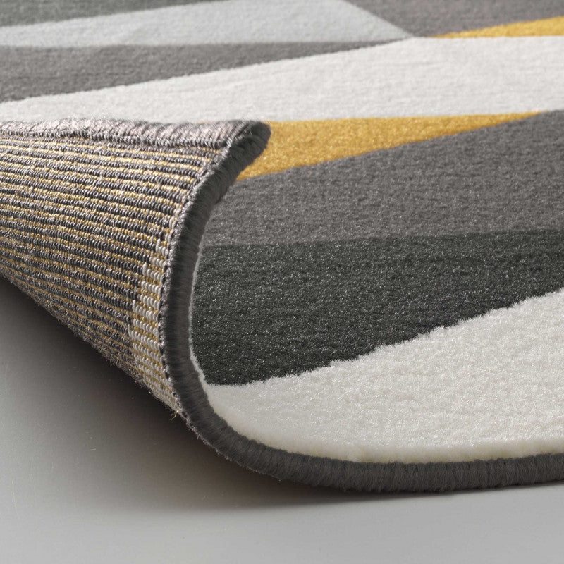 Alfombra Rectangular Geométrica Multicolor - “KAKI”