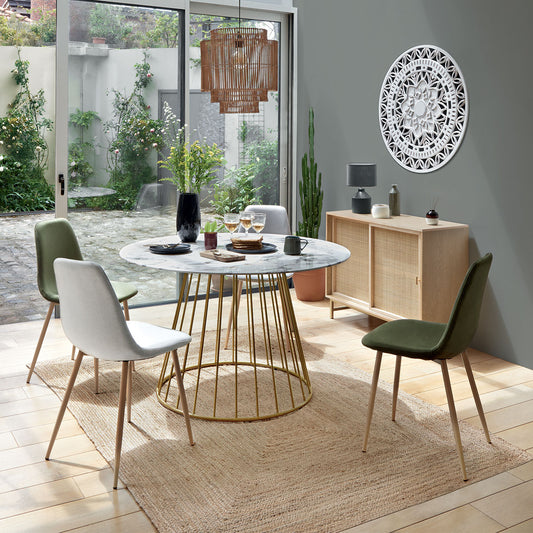 Alfombra Rectangular de Yute Natural - "Summer"