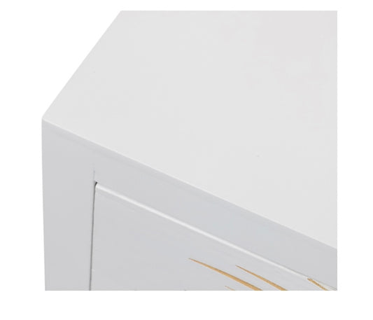 Cómoda de Madera Tallada Hojas - “Albina"