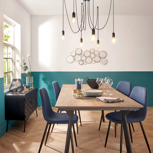 Lámpara de Techo de Metal - "Araña"