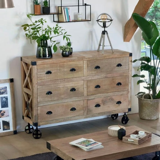 Aparador Buffet de Madera de Mango - “Sia”