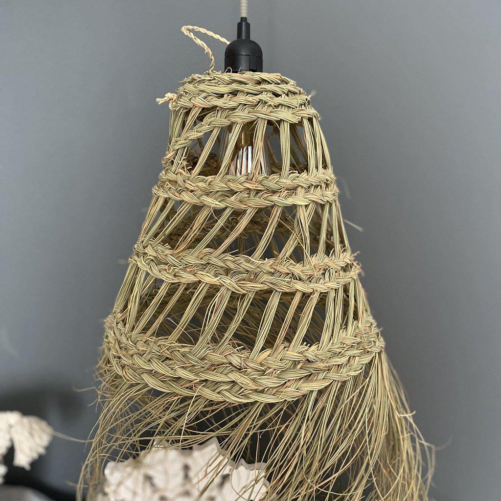 Lámpara Esparto Trenzado “BOHO OASIS” - Ø50cm-ivvidek