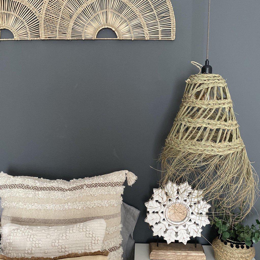 Lámpara Esparto Trenzado “BOHO OASIS” - Ø50cm-ivvidek