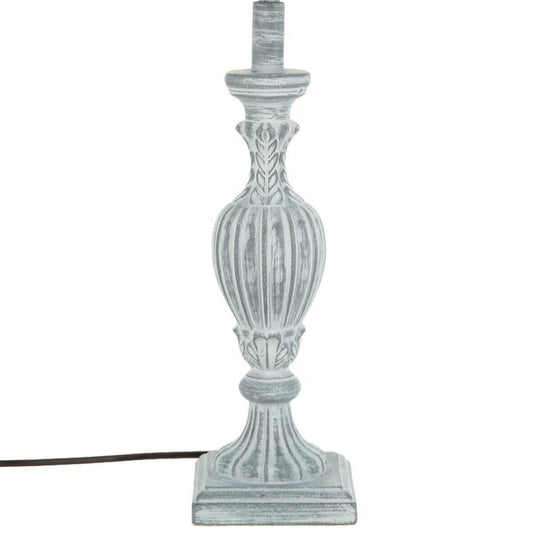 Lámpara Gris de Madera Tallada - “Renzo”-ivvidek