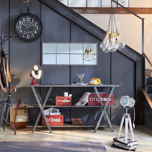 Lámpara Trípode Industrial “Cinema” - Blanca-ivvidek