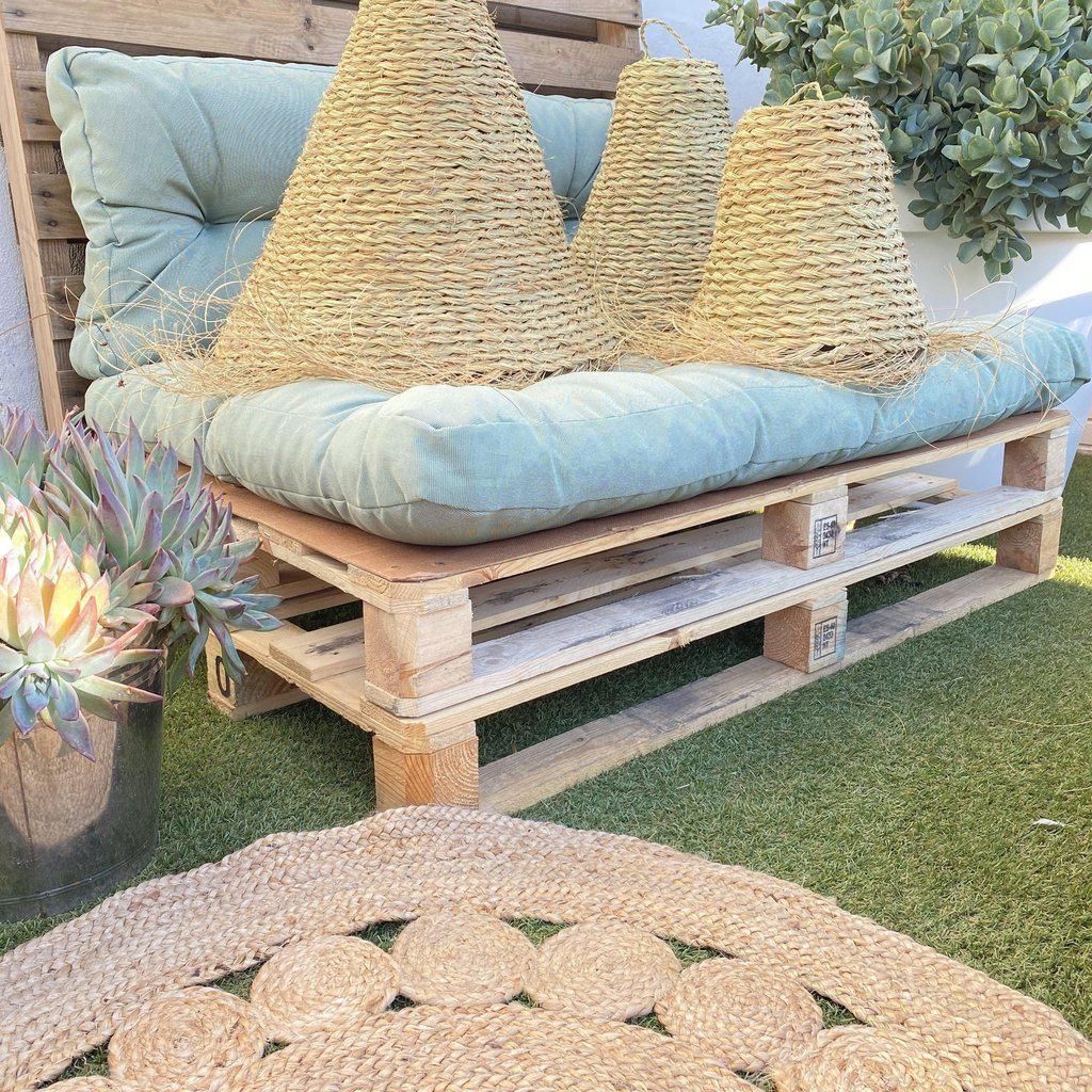 Lámpara de Esparto con Flecos “Boho” - Ø32 / Ø40-ivvidek