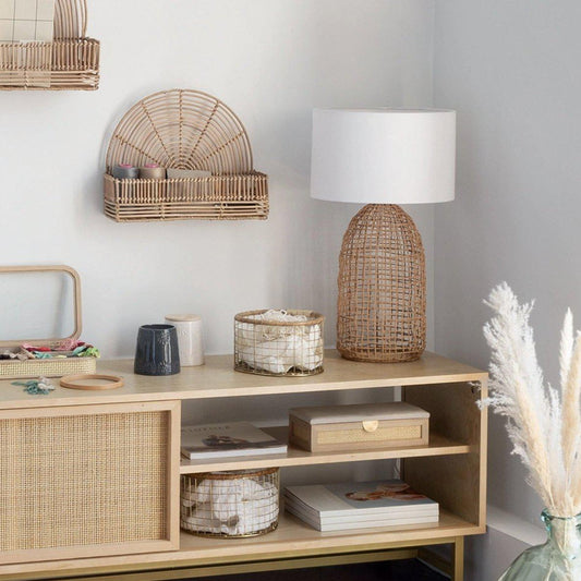 Lámpara de sobremesa de Ratán - “Karla”-ivvidek