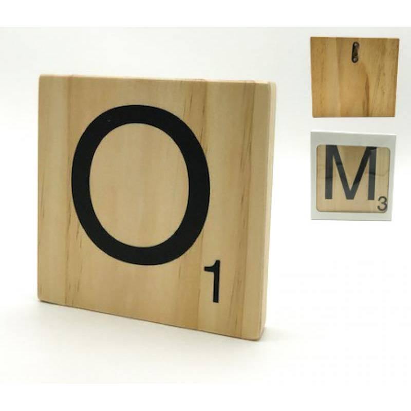 Letra de Madera decorativa Scrabble-ivvidek