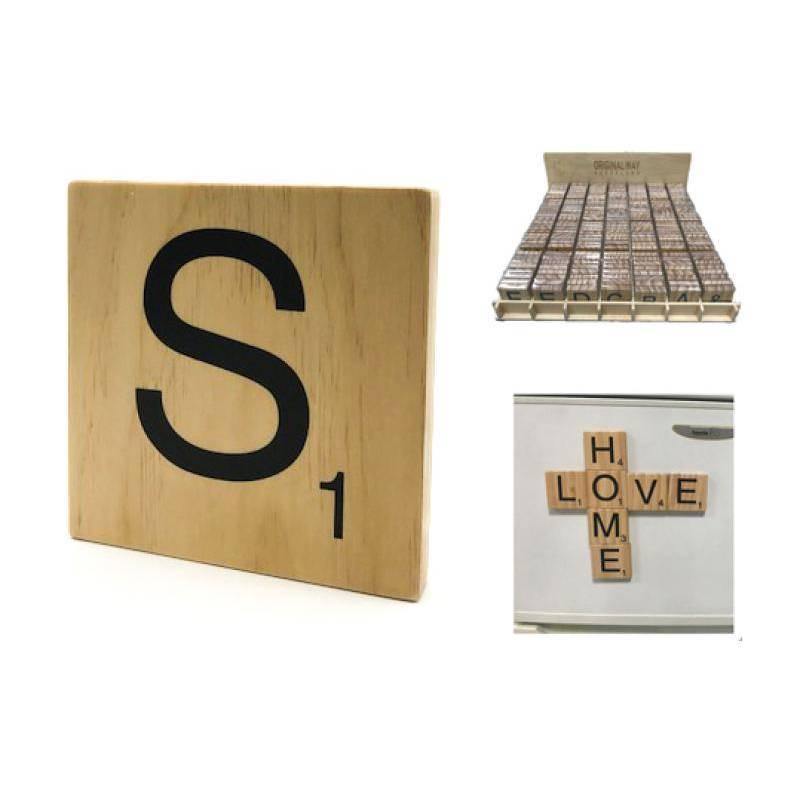 Letra de Madera decorativa Scrabble-ivvidek