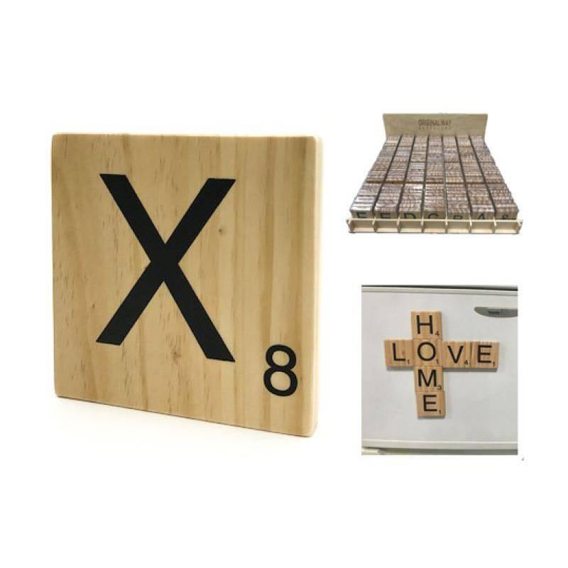Letra de Madera decorativa Scrabble-ivvidek