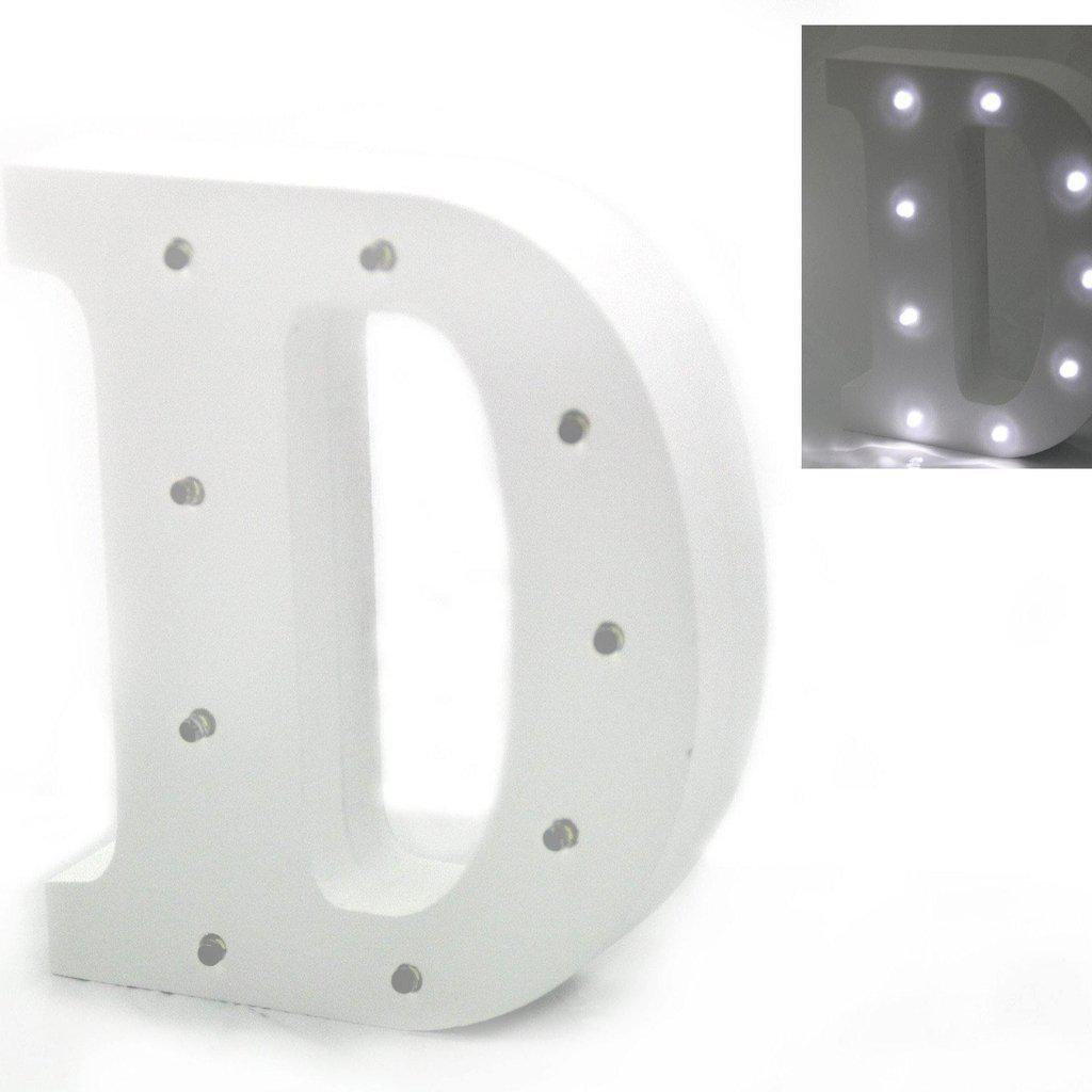 Letras de madera decorativas iluminadas-ivvidek