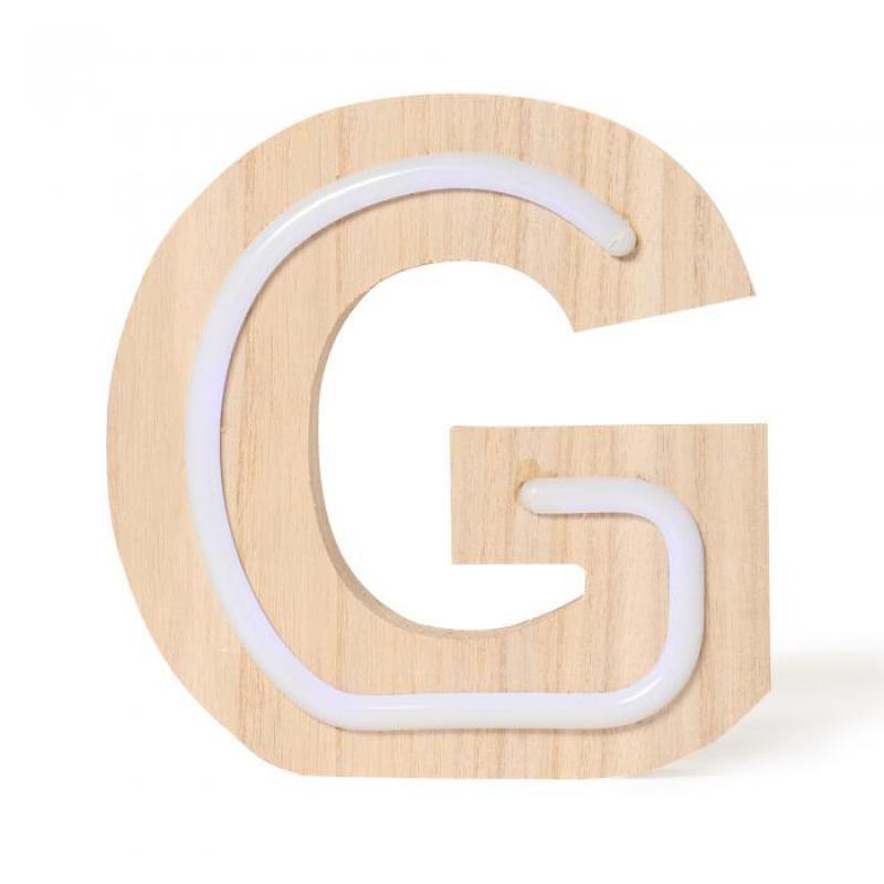 Letras led de Neón de madera-ivvidek