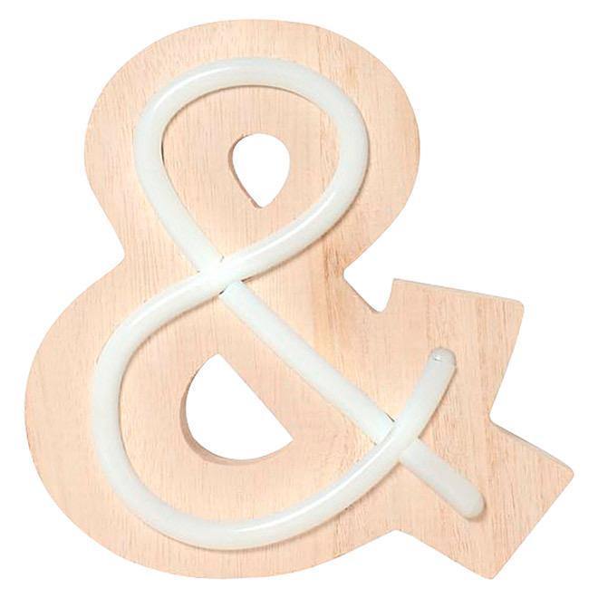 Letras led de Neón de madera-ivvidek