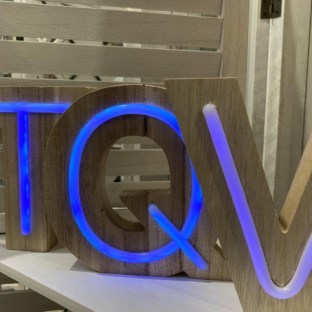 Letras led de Neón de madera-ivvidek