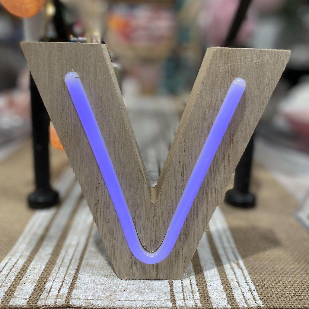 Letras led de Neón de madera-ivvidek