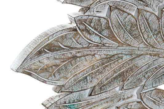 Cabecero de Madera Tallada - “Hojas”