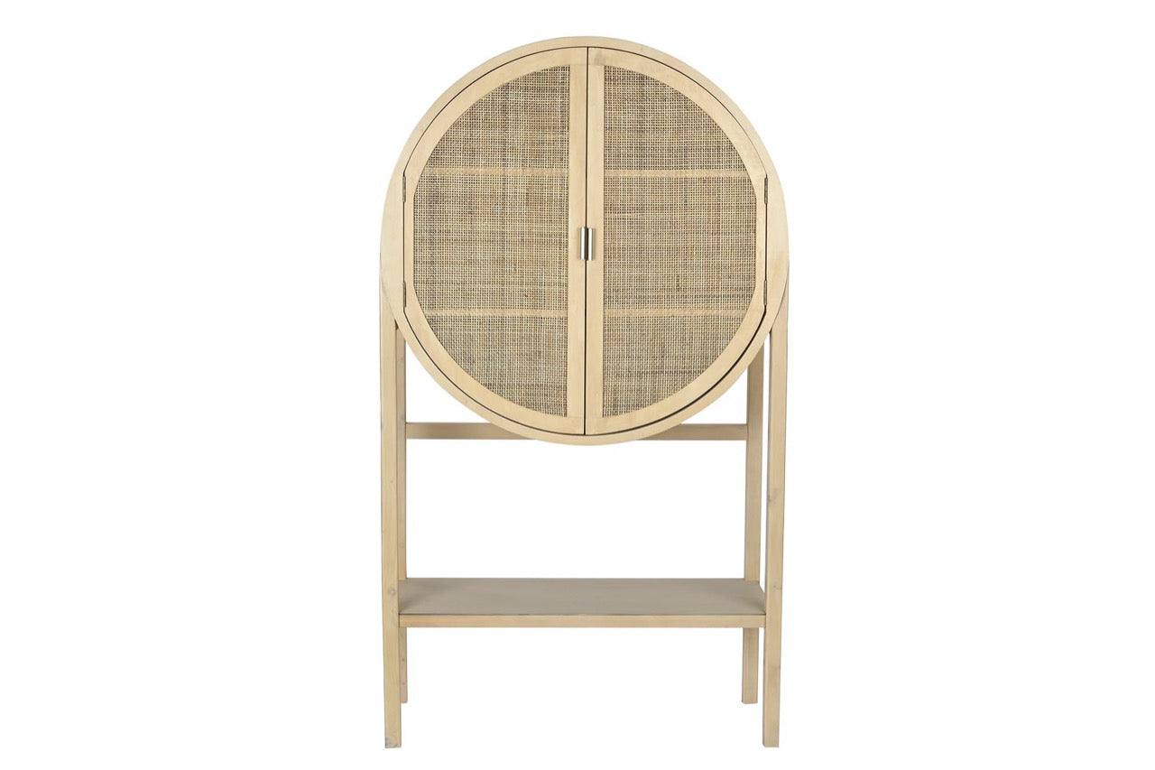 Aparador de Madera y Ratán - "Sara"