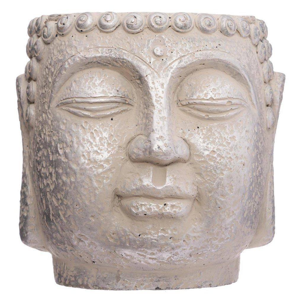 Macetero Buda de Cemento - 19,5 x 18cm-ivvidek