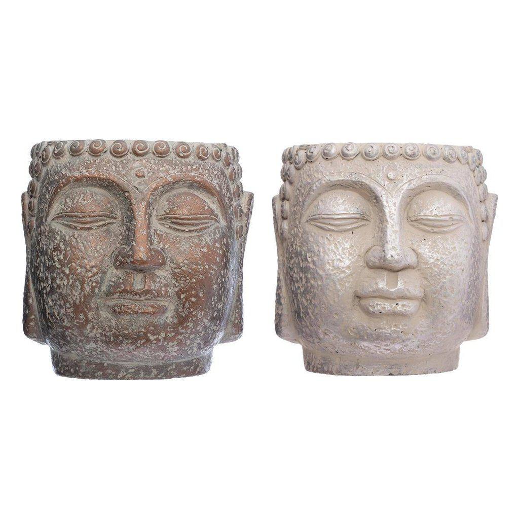 Macetero Buda de Cemento - 19,5 x 18cm-ivvidek