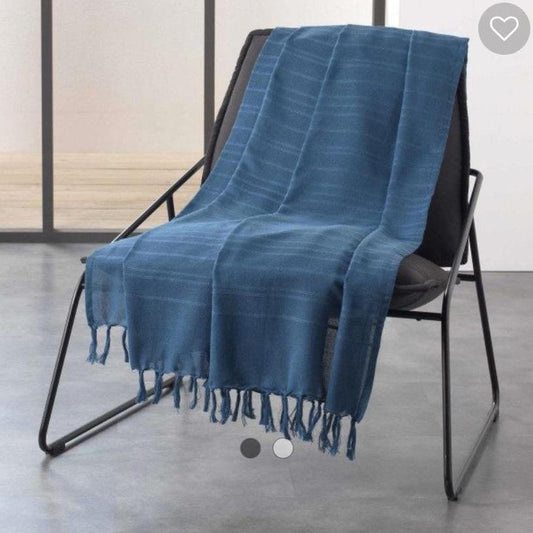 Plaid "flecos" azul-ivvidek