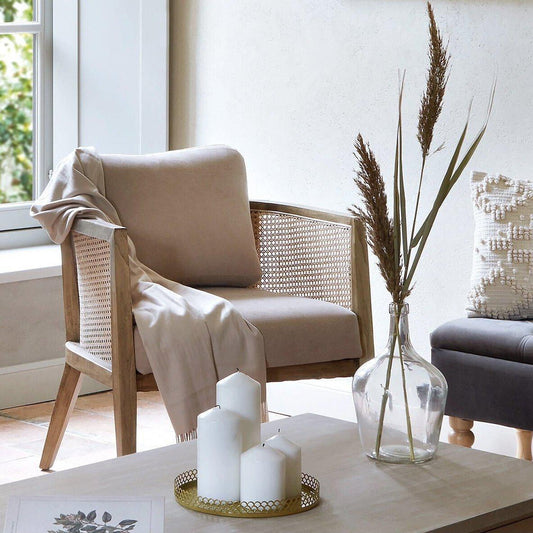 Sillón de Madera y Ratán - “Kozy”-ivvidek