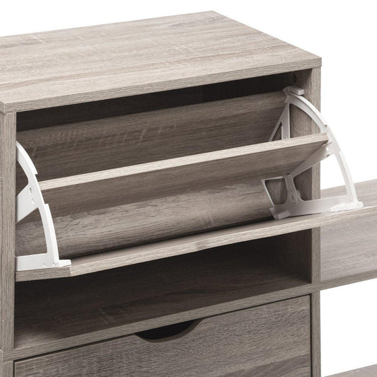 Zapatero de Madera “Basic” Gris - 10/P-ivvidek