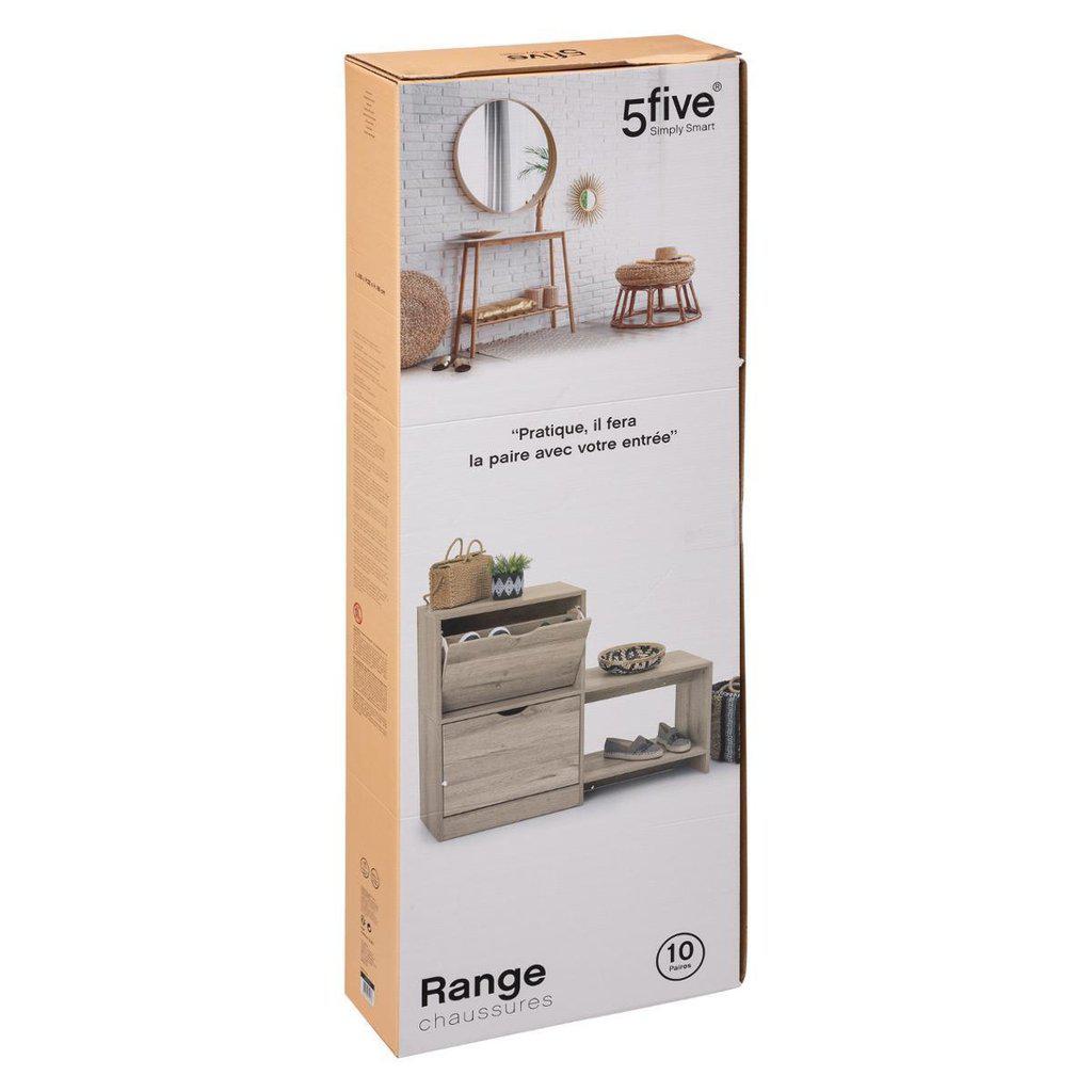 Zapatero de Madera “Basic” Natural - 10/P-ivvidek