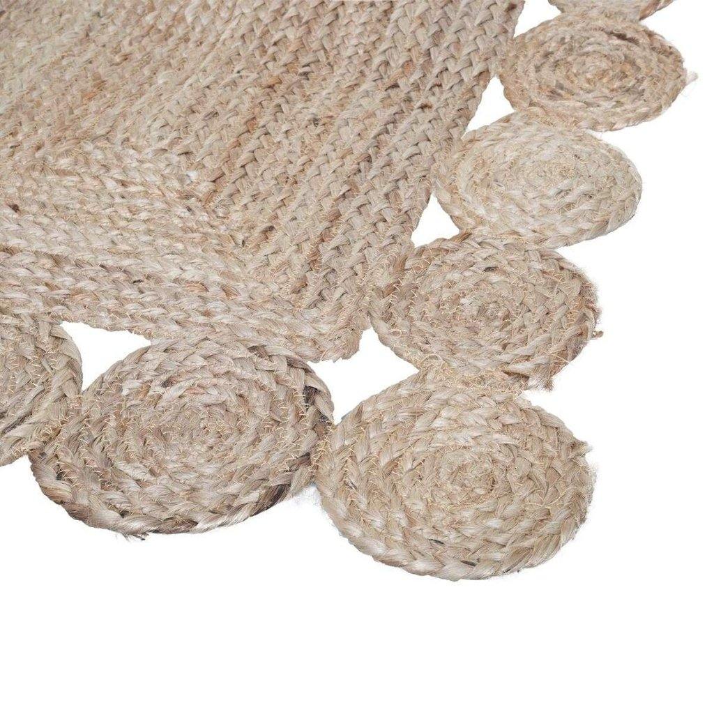 Alfombra de Yute Círculos - 90x60-ivvidek