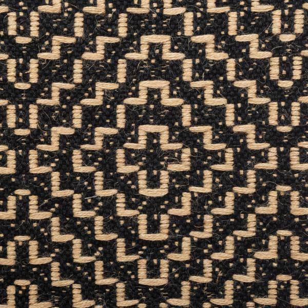 Alfombra Negra de Yute Natural - 120x170cm-ivvidek