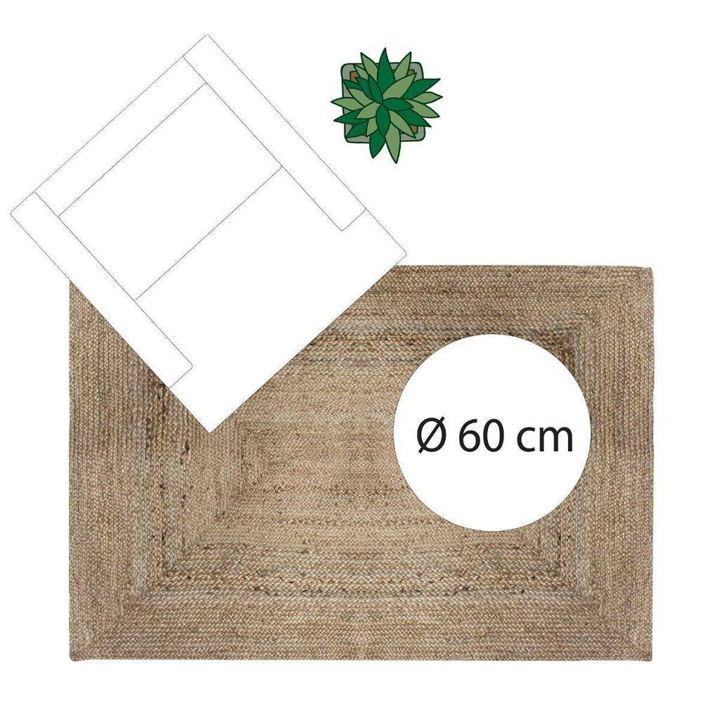Alfombra Yute Natural - 120x170cm-ivvidek