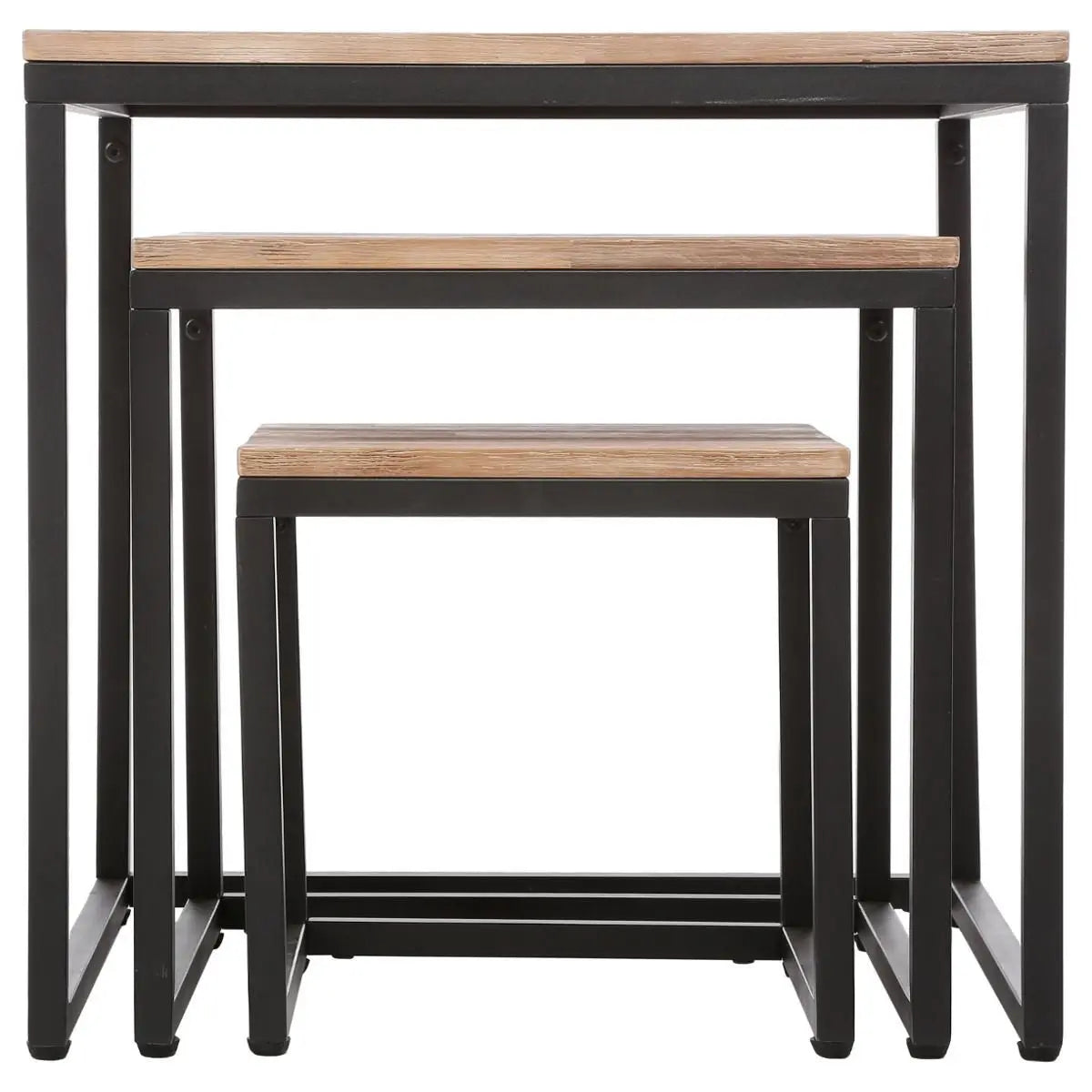 Mesas de Centro Nido de Madera y Metal S3 - "Edeka"