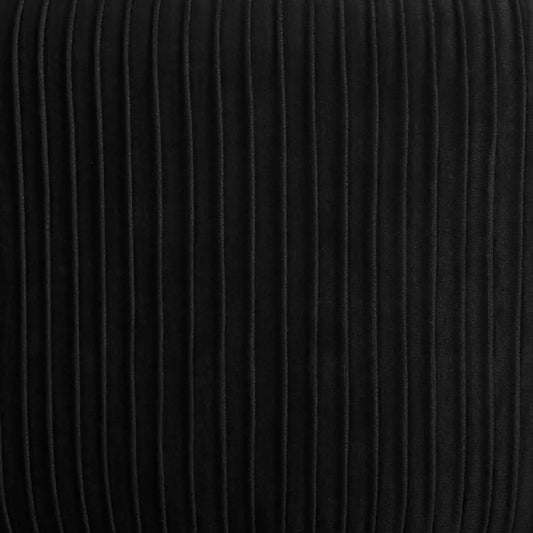 Puff de Terciopelo Negro - “Solaro”