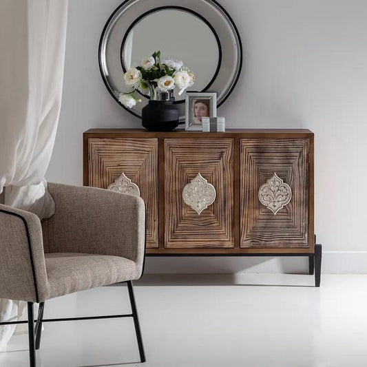 Aparador Mandala de Madera Tallada “Damasco”-ivvidek