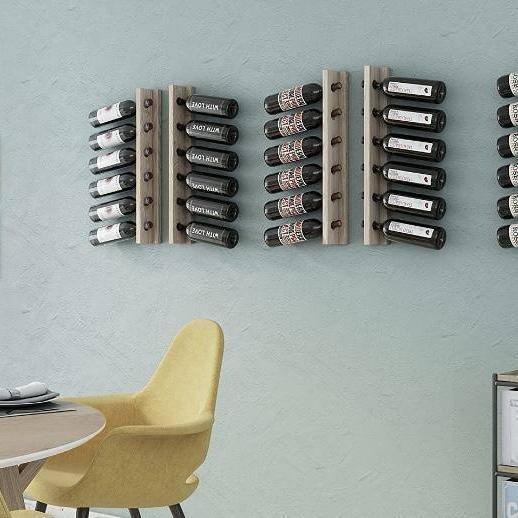 Botellero Pared de Pino Natural - 6 Botellas-ivvidek