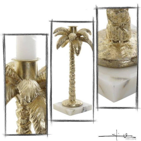 Candelabro Palmera Tropical - Dorado-ivvidek