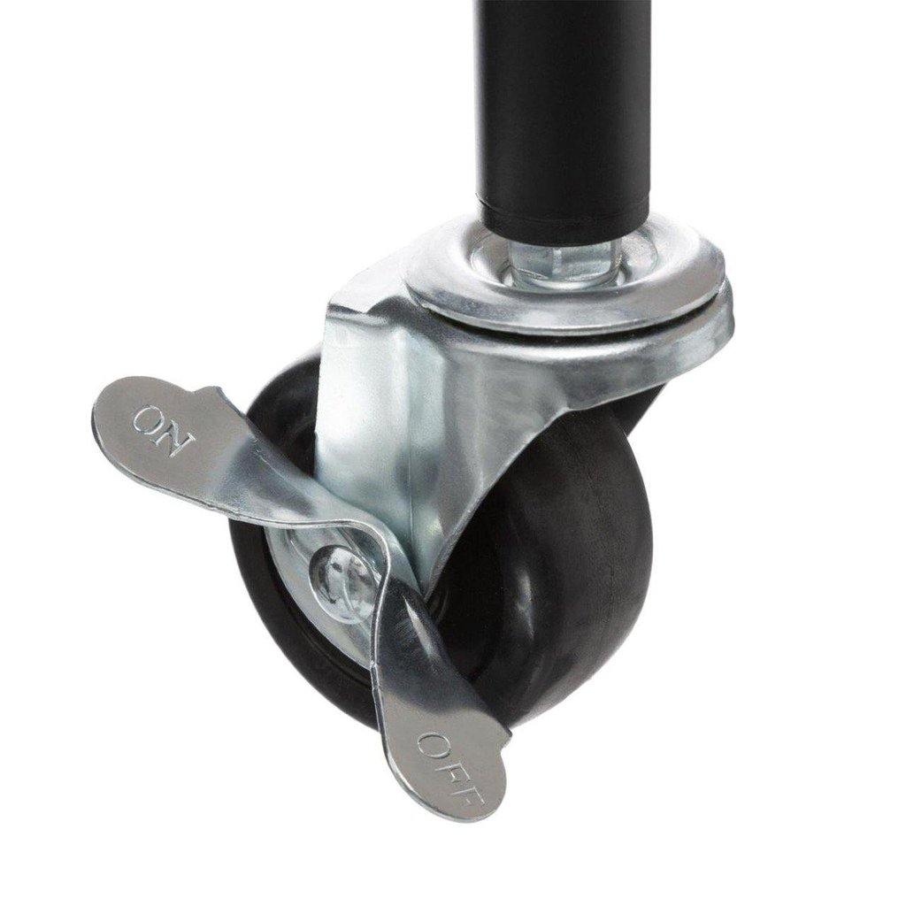 Carrito Auxiliar de Estilo Nórdico - NEGRO-ivvidek