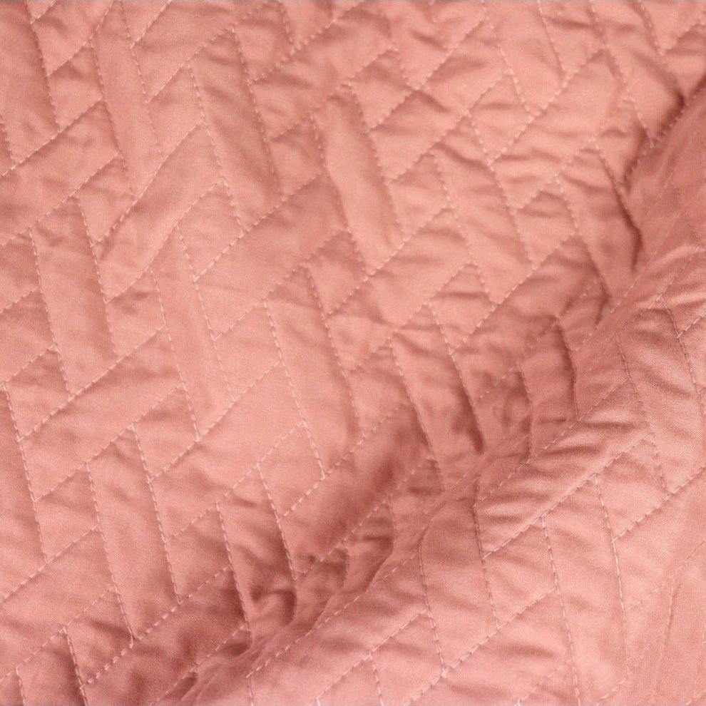 Colcha "LYON" con 2 Almohadones Rosa - 250 X 270CM-ivvidek