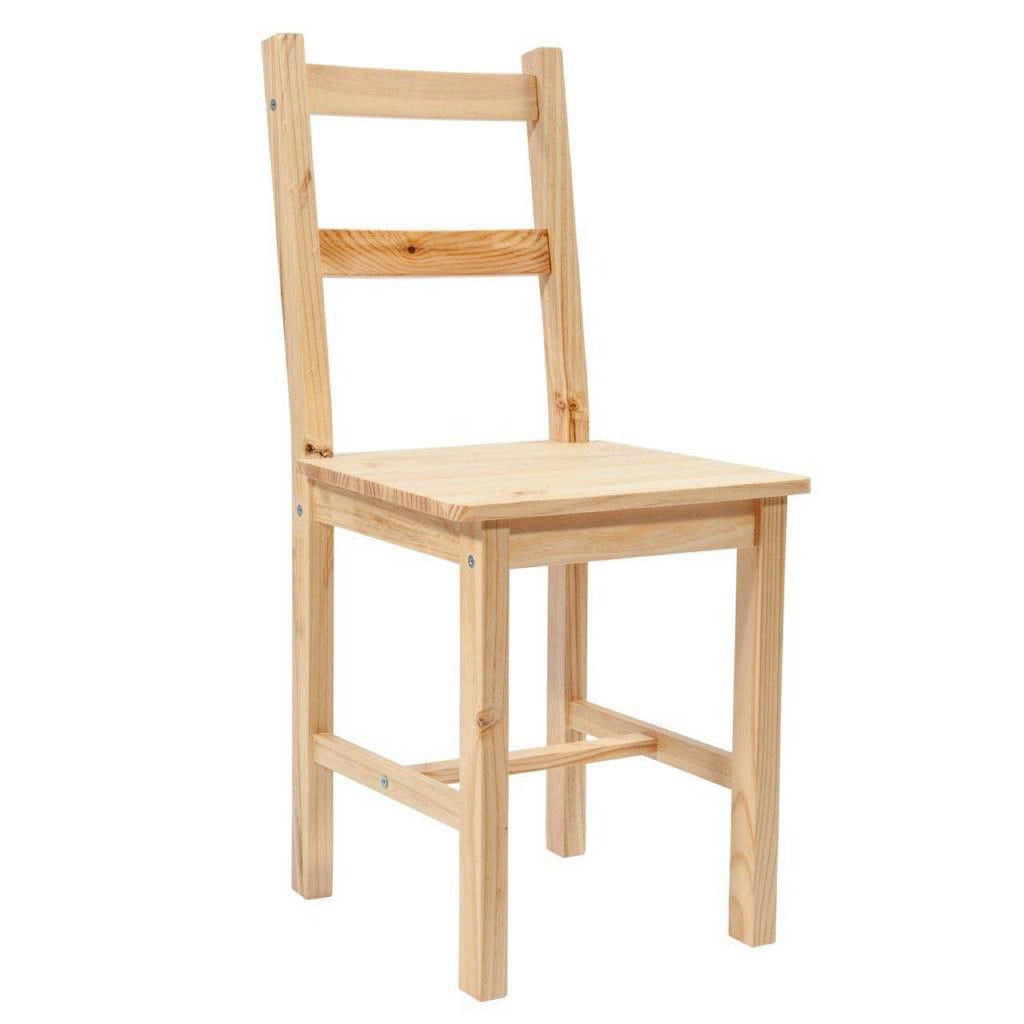 Conjunto mesa + 4 sillas de Pino "Nature"-ivvidek