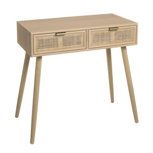 Consola de Madera Ratán "Natural Word" - 80 x 42 x 79cm-ivvidek
