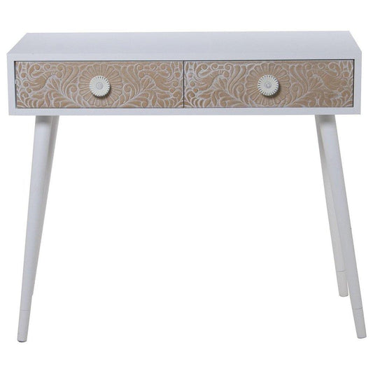 Consola Mandala de Madera Tallada - 90 x 40 x 78cm-ivvidek