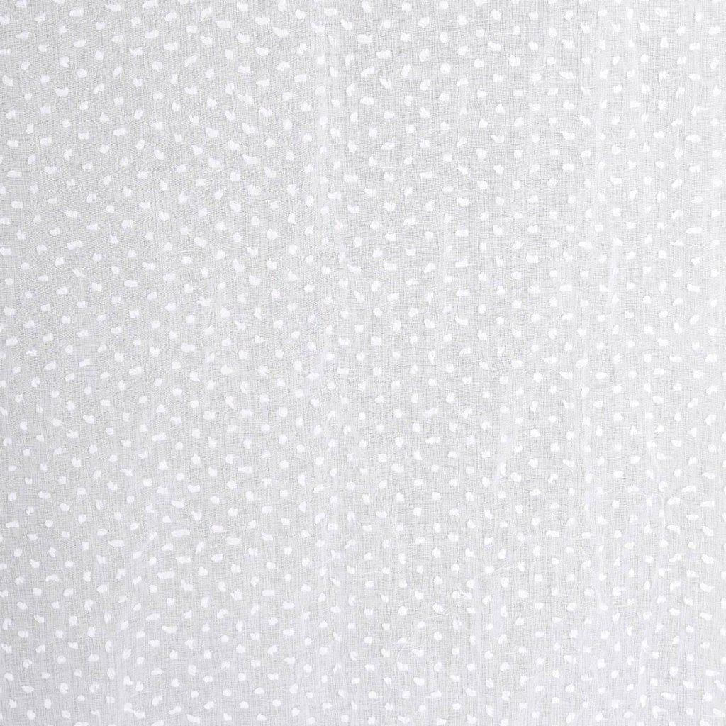 Cortina Visillo con Pompones Blanca - 140x260cm-ivvidek