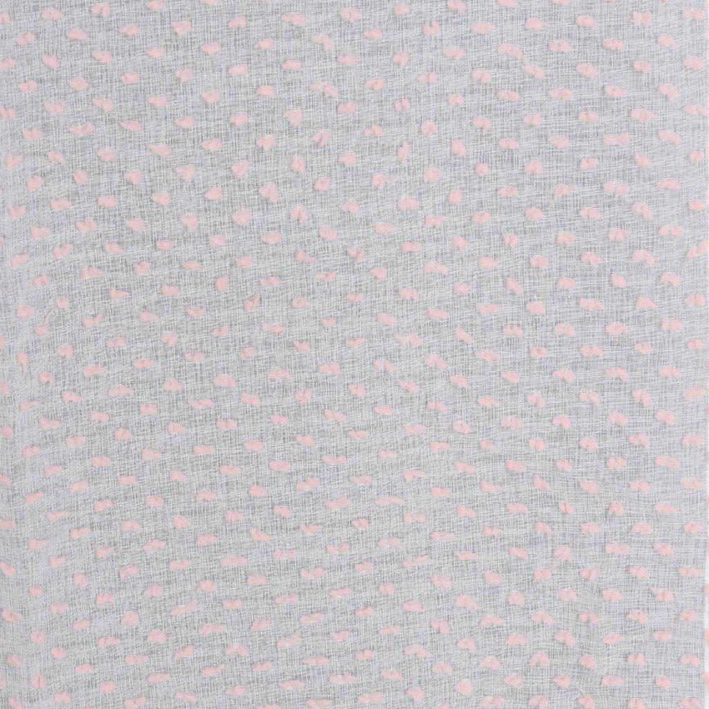 Cortina Visillo con Pompones Rosa - 140x260cm-ivvidek