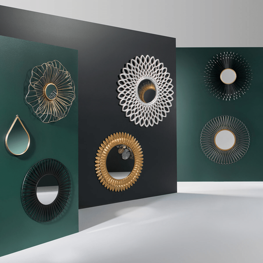 Espejo Flor “Chic Contemporáneo” - Ø56cm-ivvidek