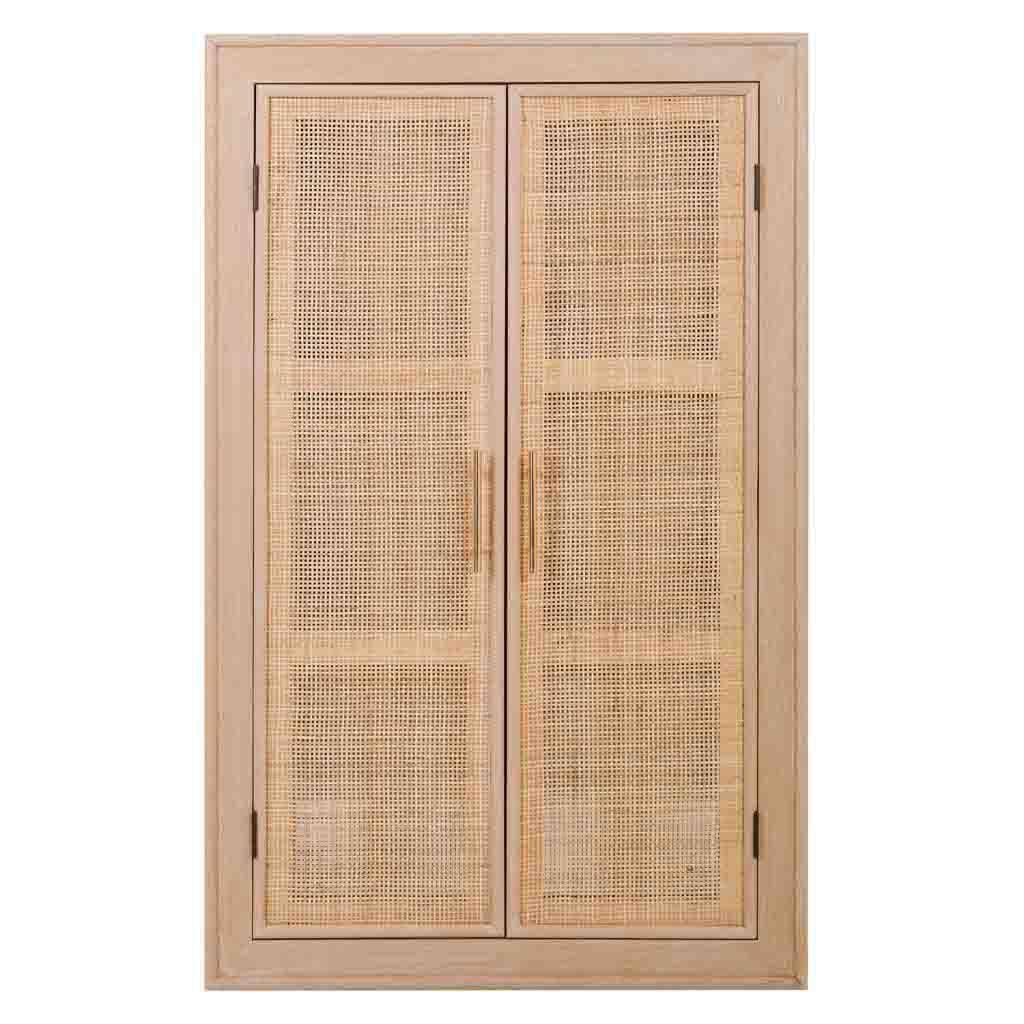 Espejo Ventana de Ratán "Natural Word" - 73,5x118cm-ivvidek