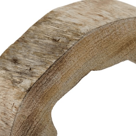 Figura Decorativa de Madera de Mango y Aluminio "Persona"-ivvidek