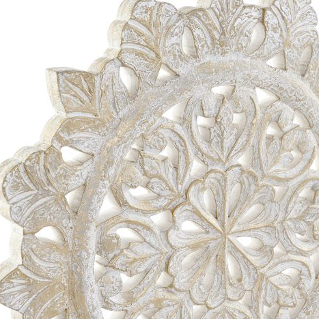 Figura Decorativa Mandala de Mango - 44x8x30cm-ivvidek